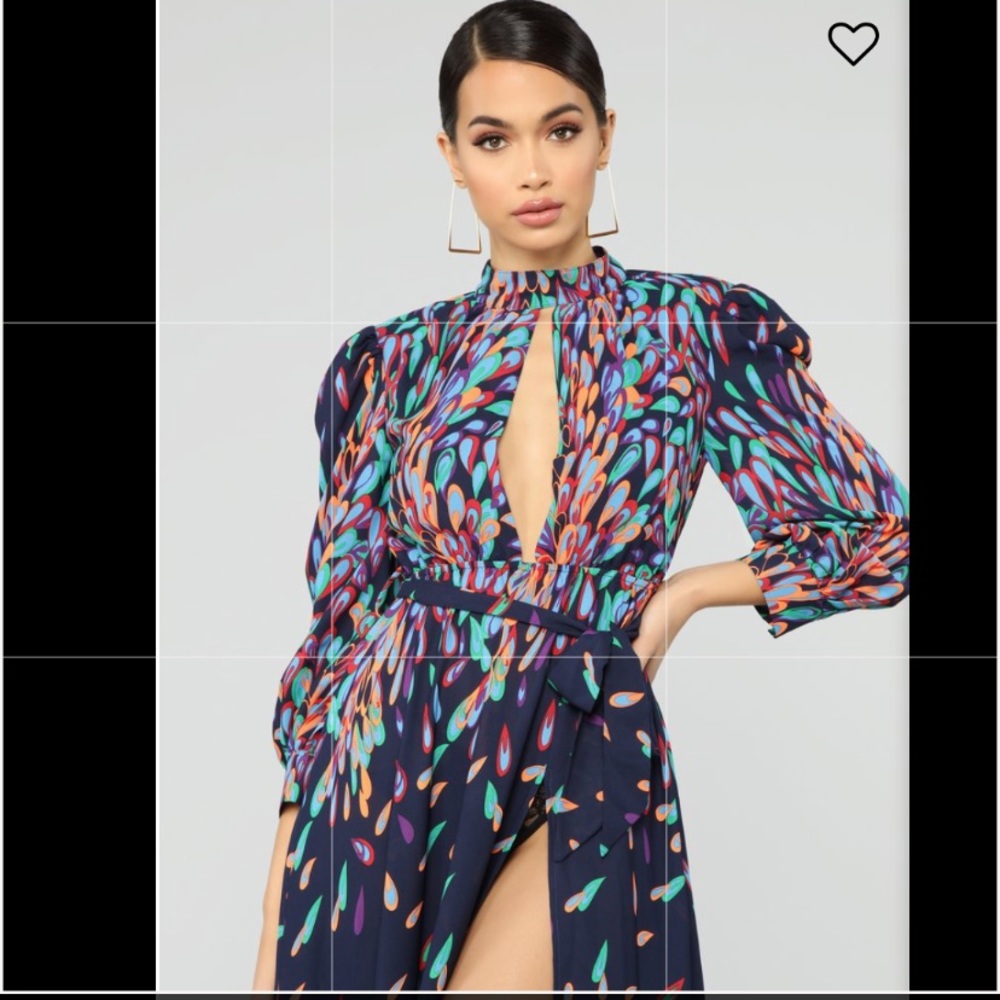 NEW Fashionnova - maxi dress S